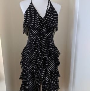 Alice+Olivia black and white Lorilee dress